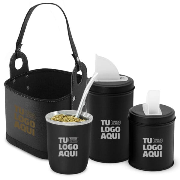 Mate Viajero - Canasta - Set Latas Personalizados