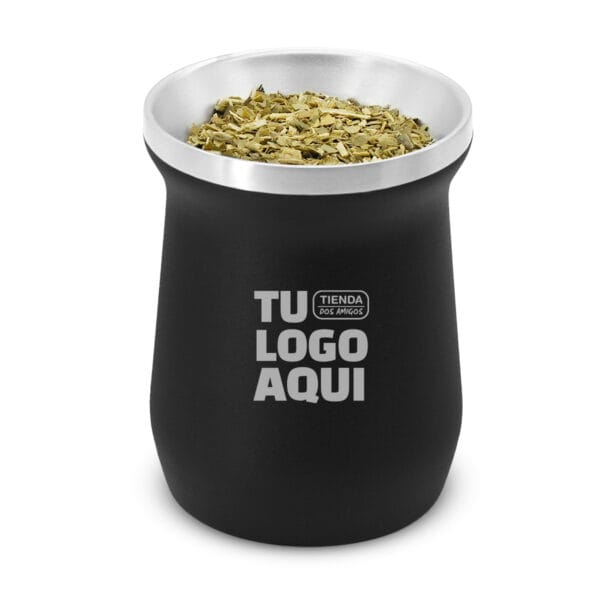 Mate Térmico Acero Simil Personalizado