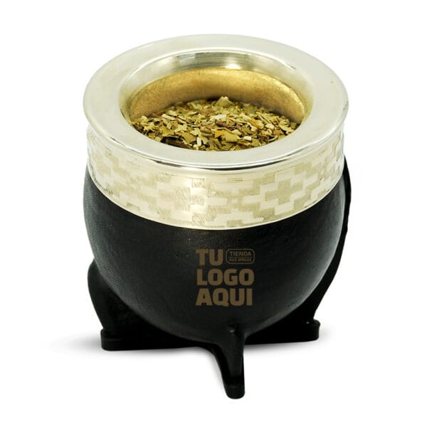 Mate Imperial Calabaza Virola Alpaca Personalizado