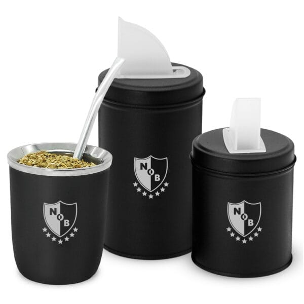 Mate Viajero y Set Latas Clubes Fútbol NEWELLS