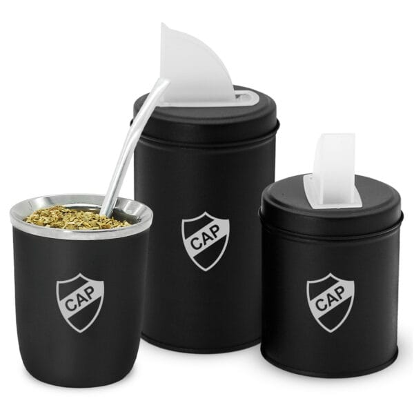 Mate Viajero y Set Latas Clubes Fútbol PLATENSE