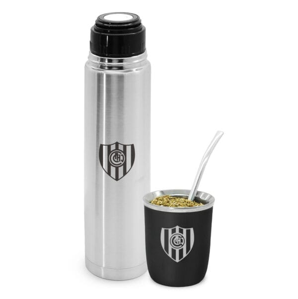 Termo y Mate Viajero Clubes Fútbol CHACARITA