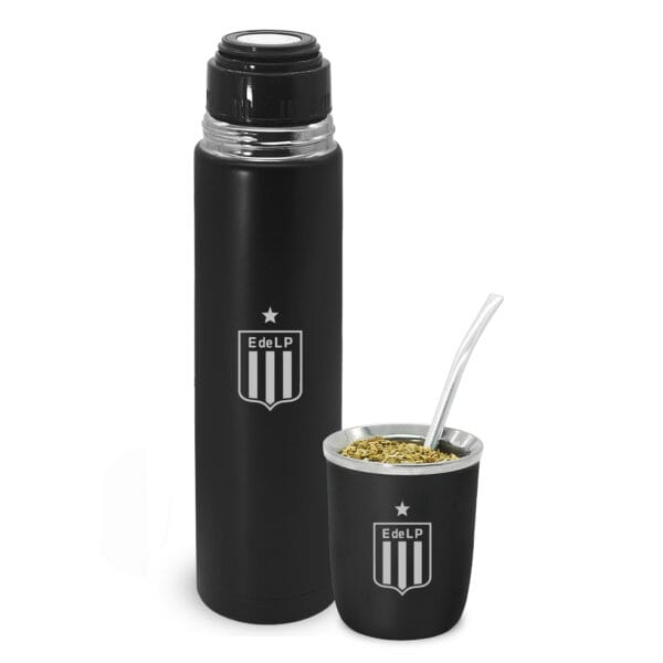 Termo y Mate Viajero Clubes Fútbol ESTUDIANTES