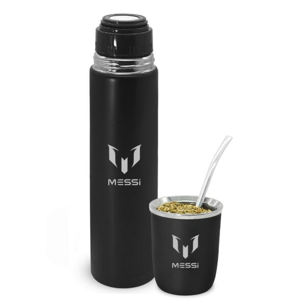 Termo y Mate Viajero Clubes Fútbol MESSI 10