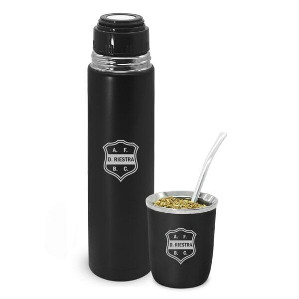 Termo y Mate Viajero Clubes Fútbol RIESTRA
