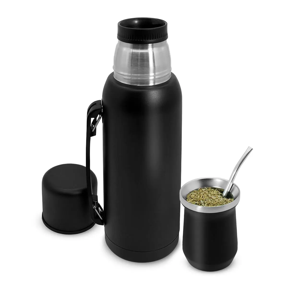 Set Termo Media Manija 1L Mate Bombilla