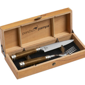 Set de Cubiertos Asado Premium Poncho Pampa