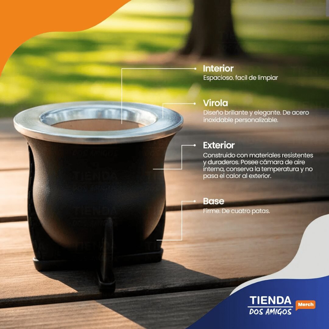 Mate PVC térmico virola acero