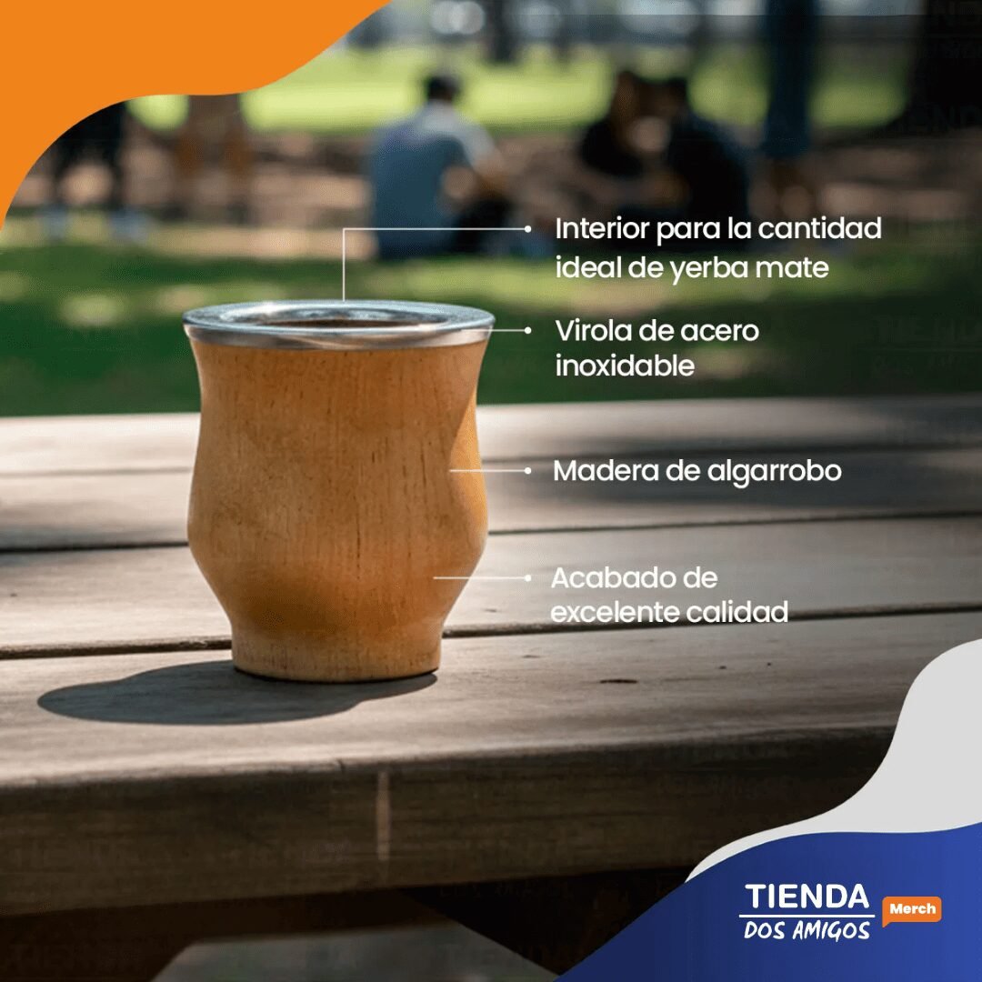 Mate algarrobo virola acero