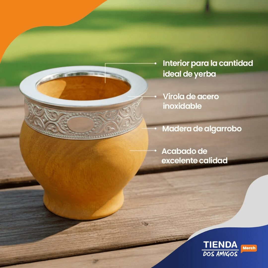 Mate imperial algarrobo virola acero