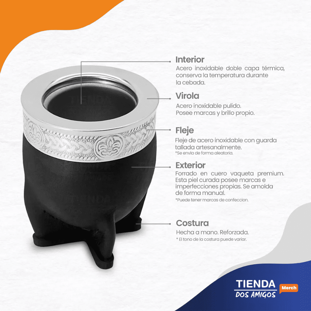 Mate imperial interior acero