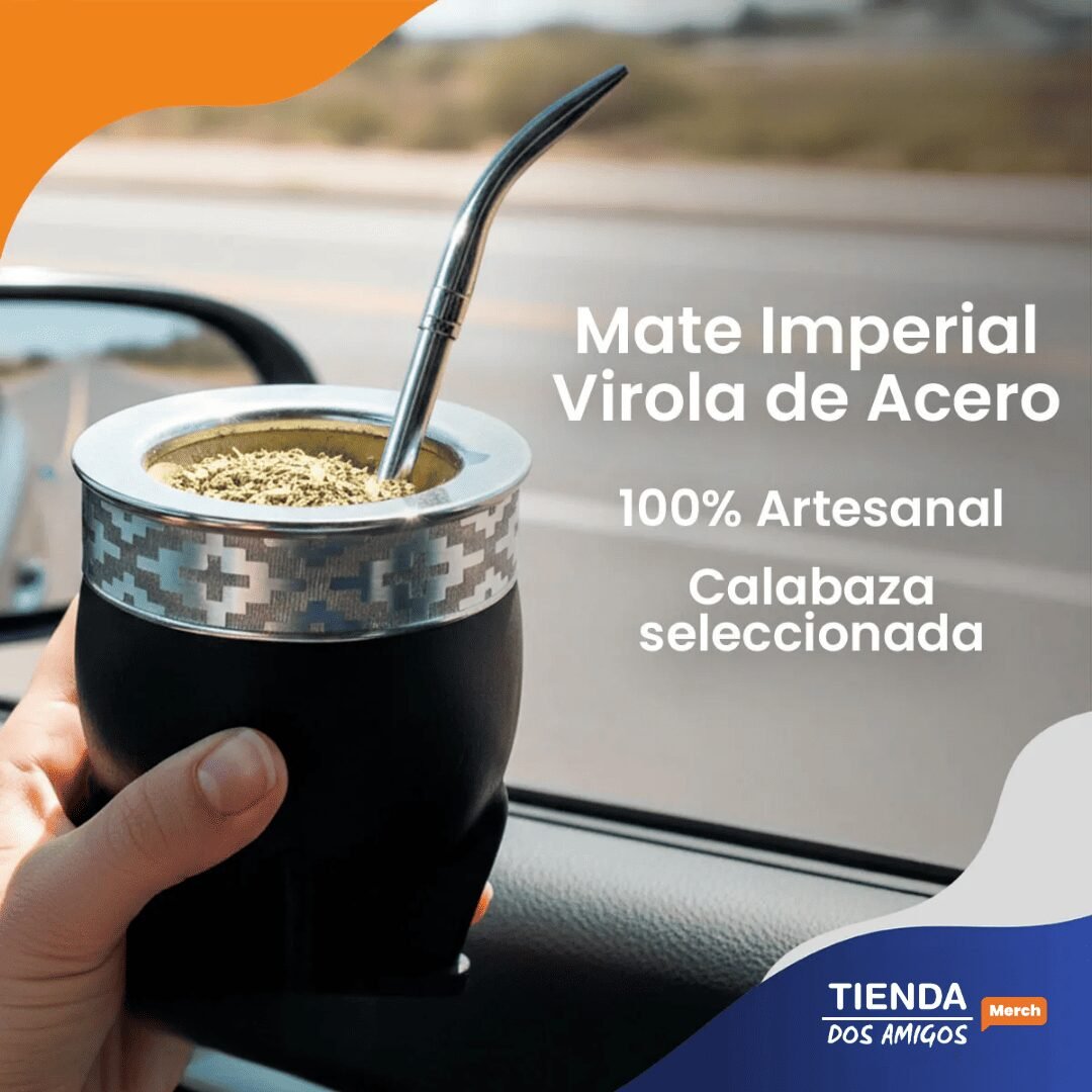 Mate imperial virola acero