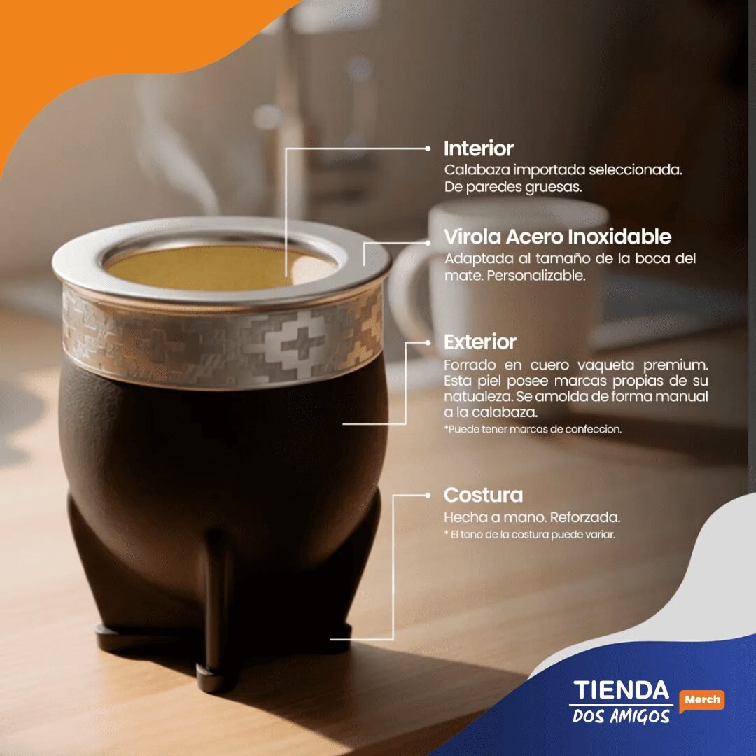 Mate imperial virola acero