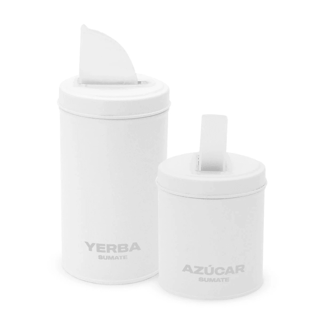 Set latas yerbera y azucarera Sumate