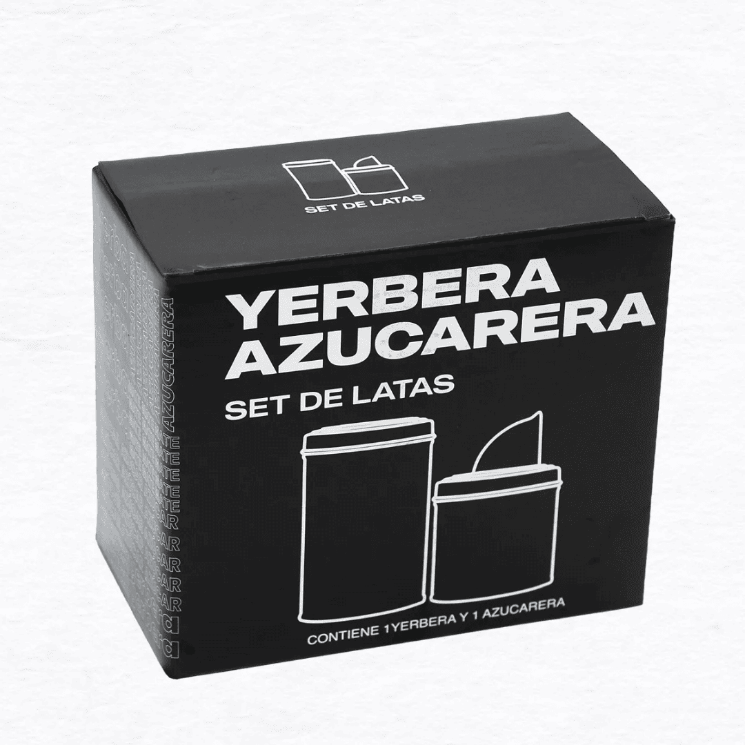 Set latas yerbera y azucarera Sumate