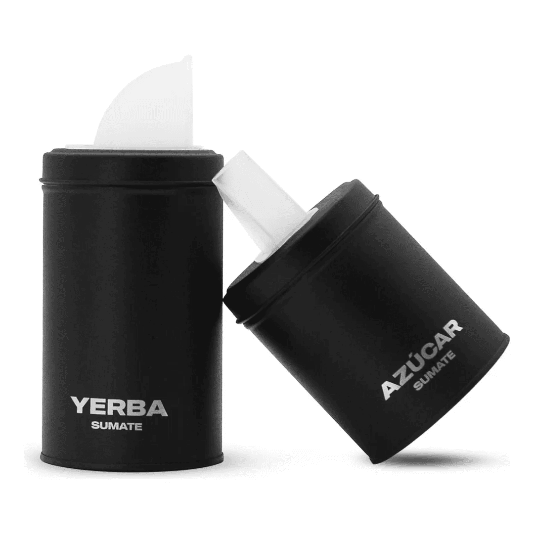 Set latas yerbera y azucarera Sumate