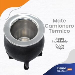 Mate camionero interior acero