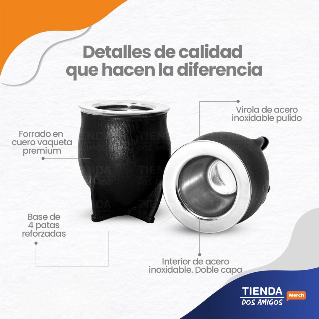 Mate camionero interior acero