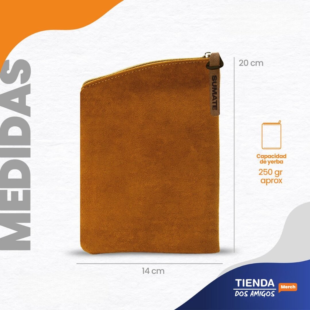 Set estuches yerbera y azucarera gamuza