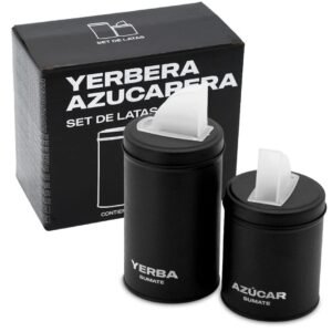 Set latas yerbera y azucarera Sumate
