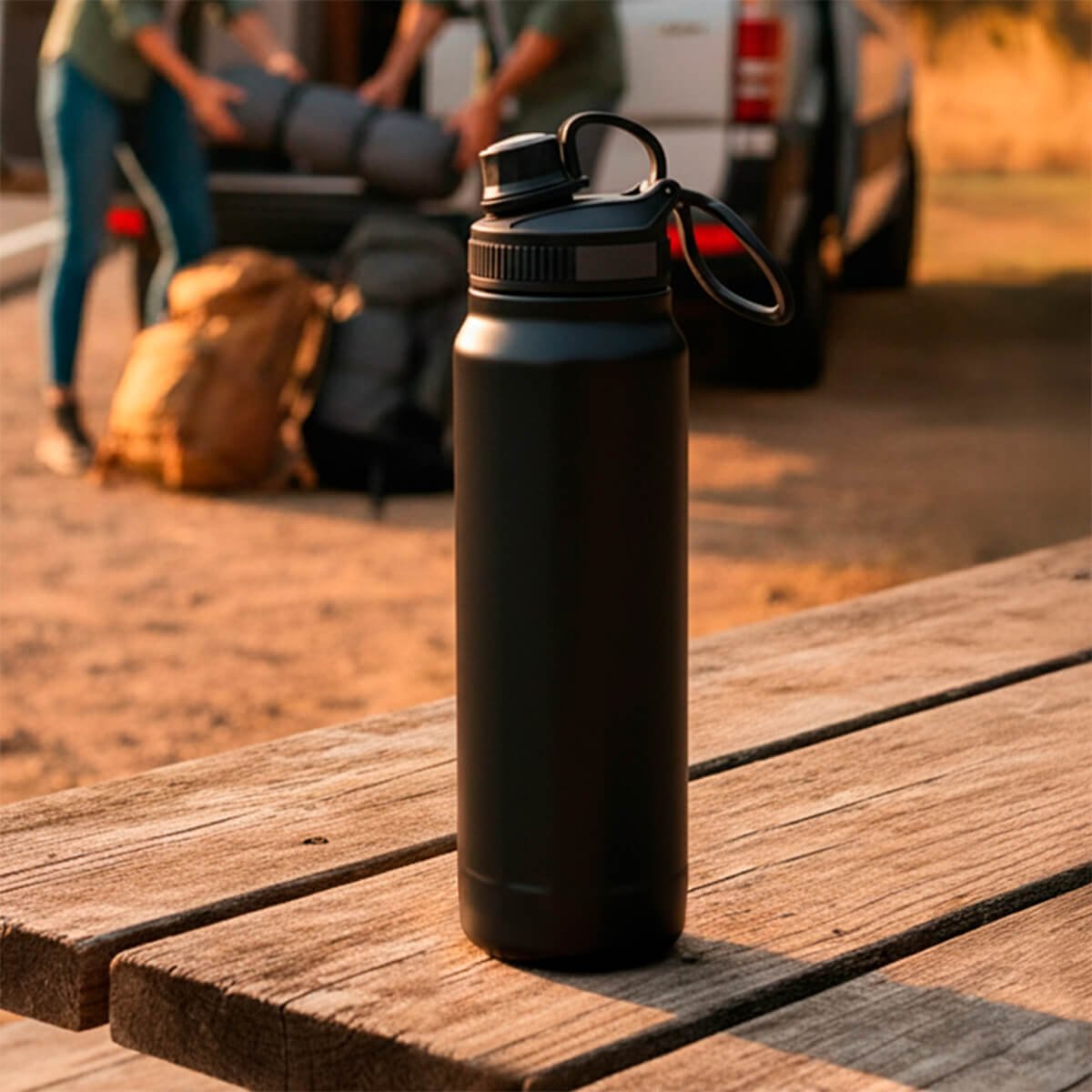 Botella térmica 1l tapa a rosca