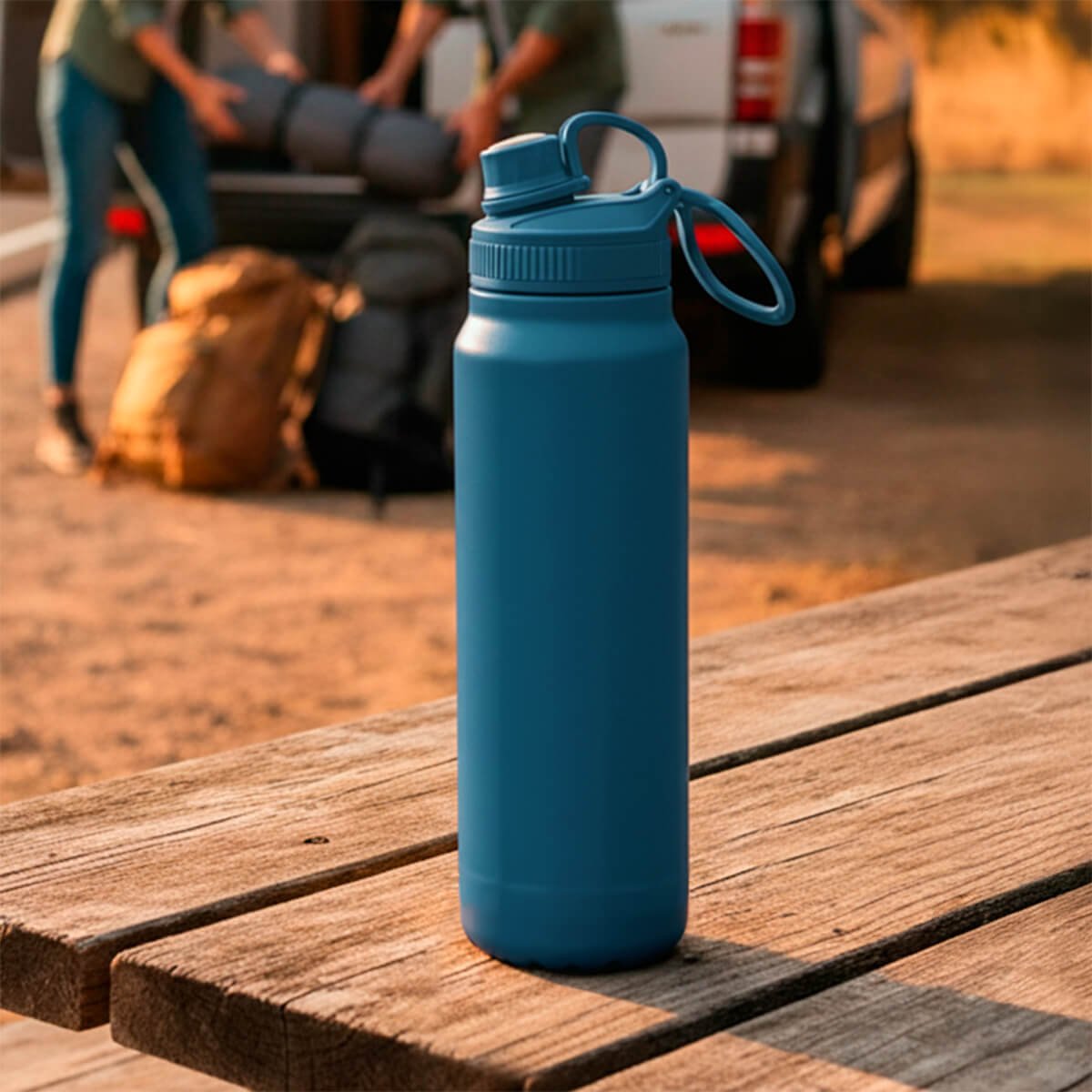 Botella térmica 1l tapa a rosca