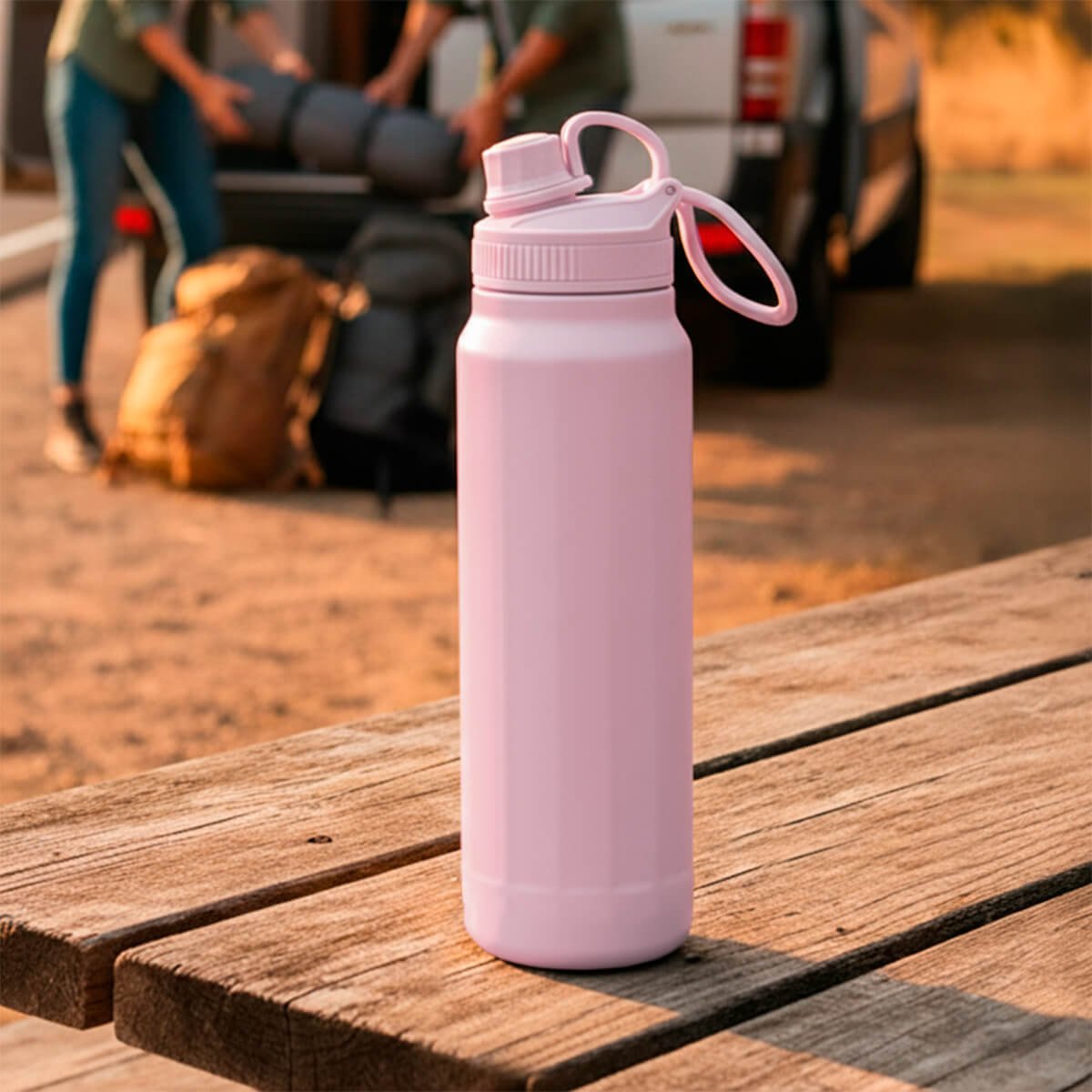 Botella térmica 1l tapa a rosca