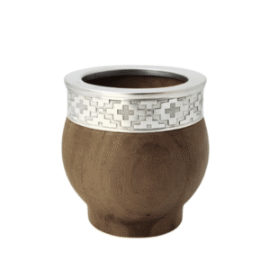Mate imperial algarrobo fleje alpaca | Personalizado