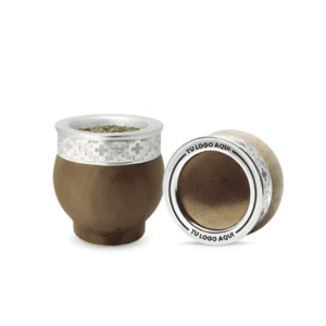 Mate imperial algarrobo fleje alpaca oscuro