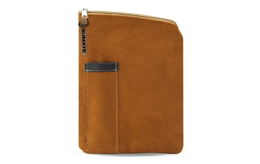 Estuche yerbera gamuza con porta bombilla