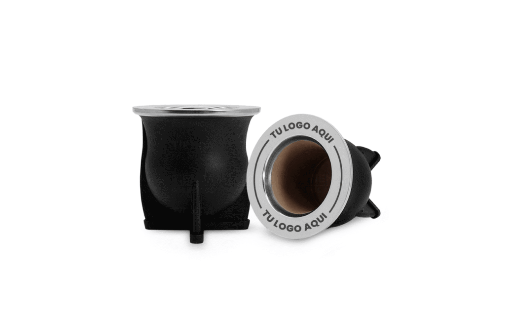 Mate PVC termico virola acero + caja + bombilla