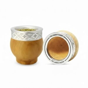 Mate imperial algarrobo virola acero | Personalizado