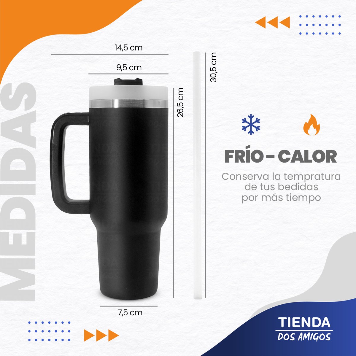Vaso térmico quencher 1,2l