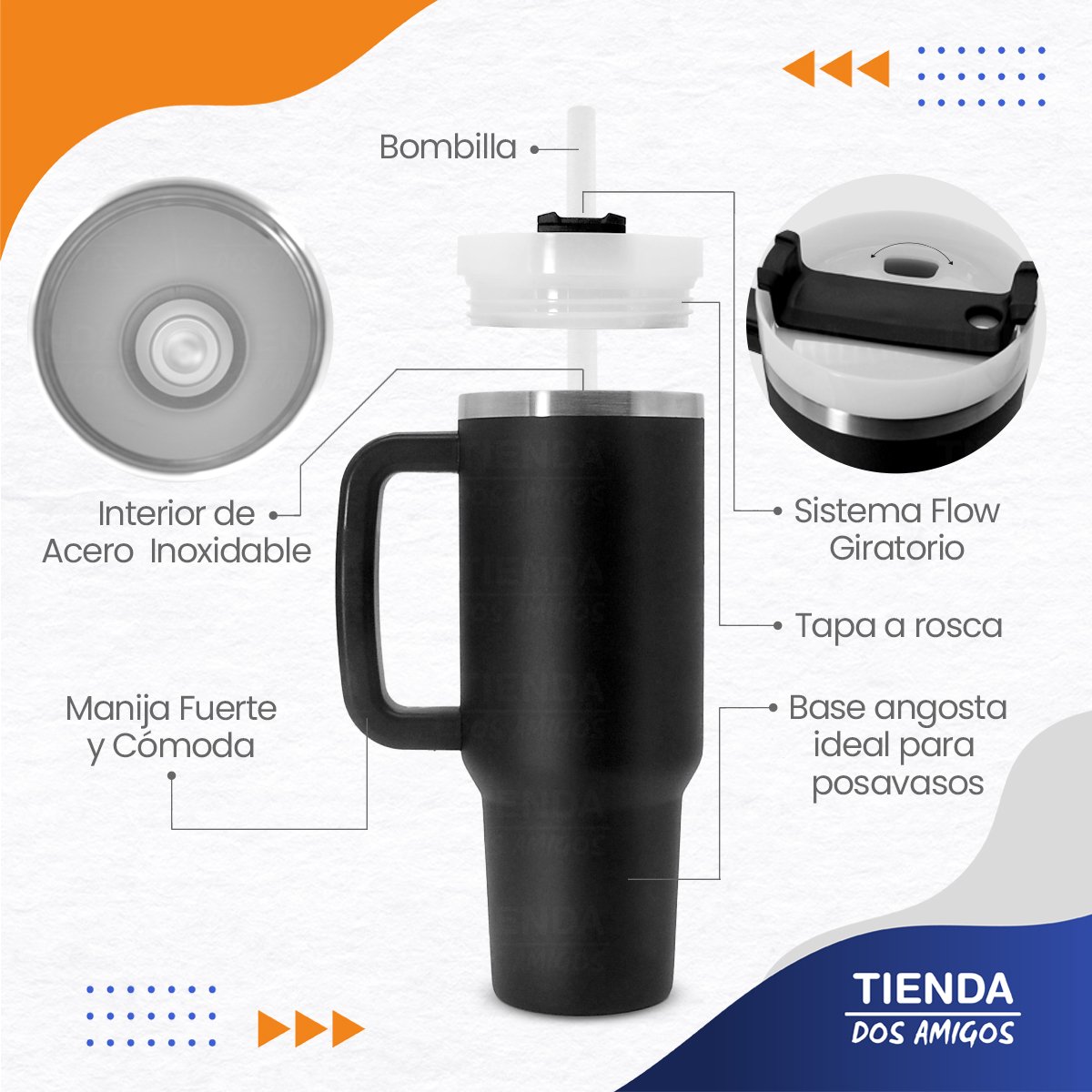 Vaso térmico quencher 1,2l